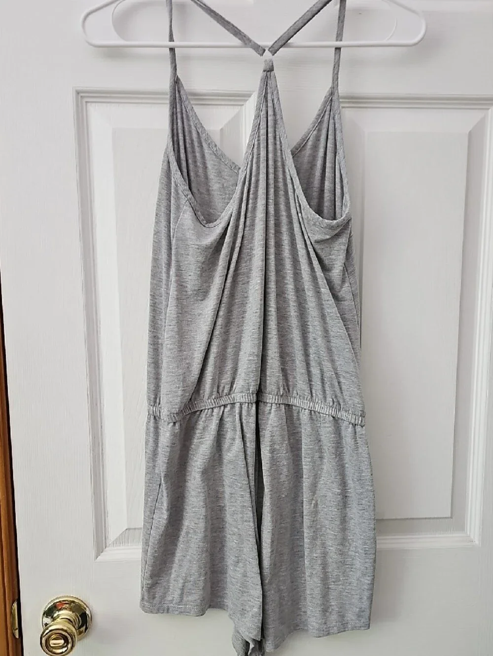 Secret Treasures Light Gray Casual Romper